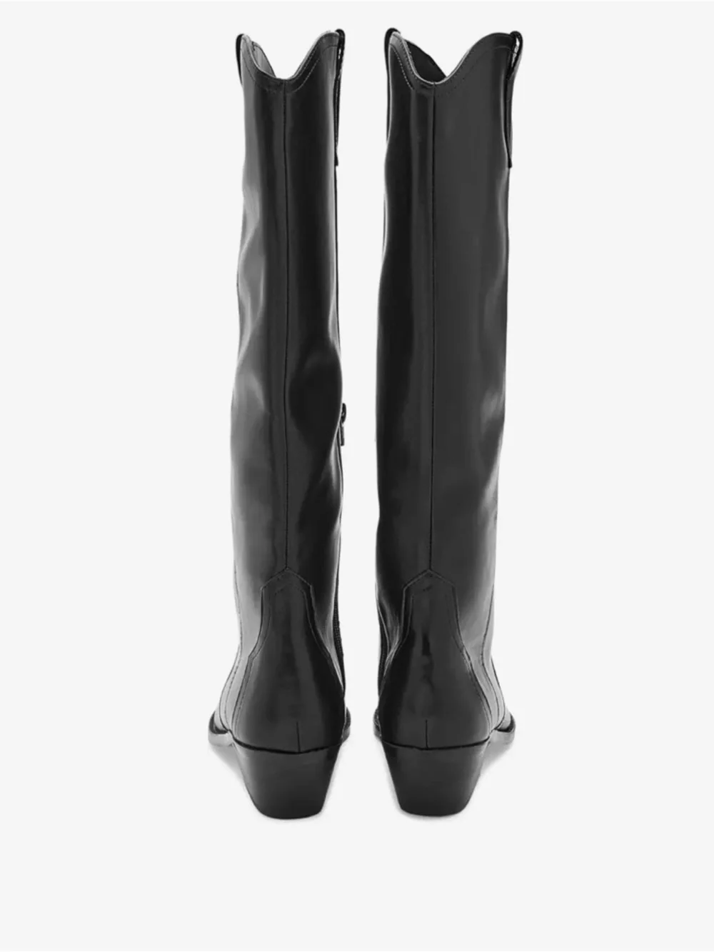 Dolce Vita Kit Black Women's Knee-High Western Boot faux vegan leather NEW